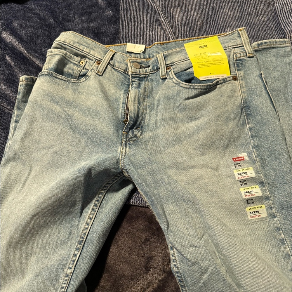 Levi's Classic Light Blue Straight Jeans